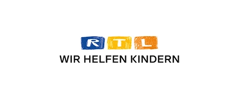 RTL-Logo: Wir helfen Kindern - Engagement für eine bessere Zukunft.